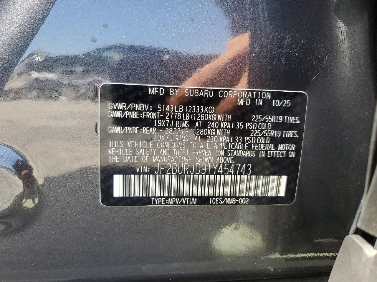 2026 SUBARU OUTBACK