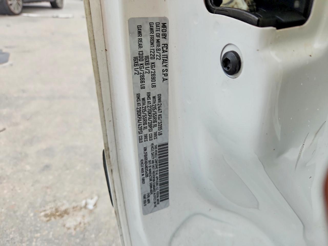 2022 RAM PROMASTER