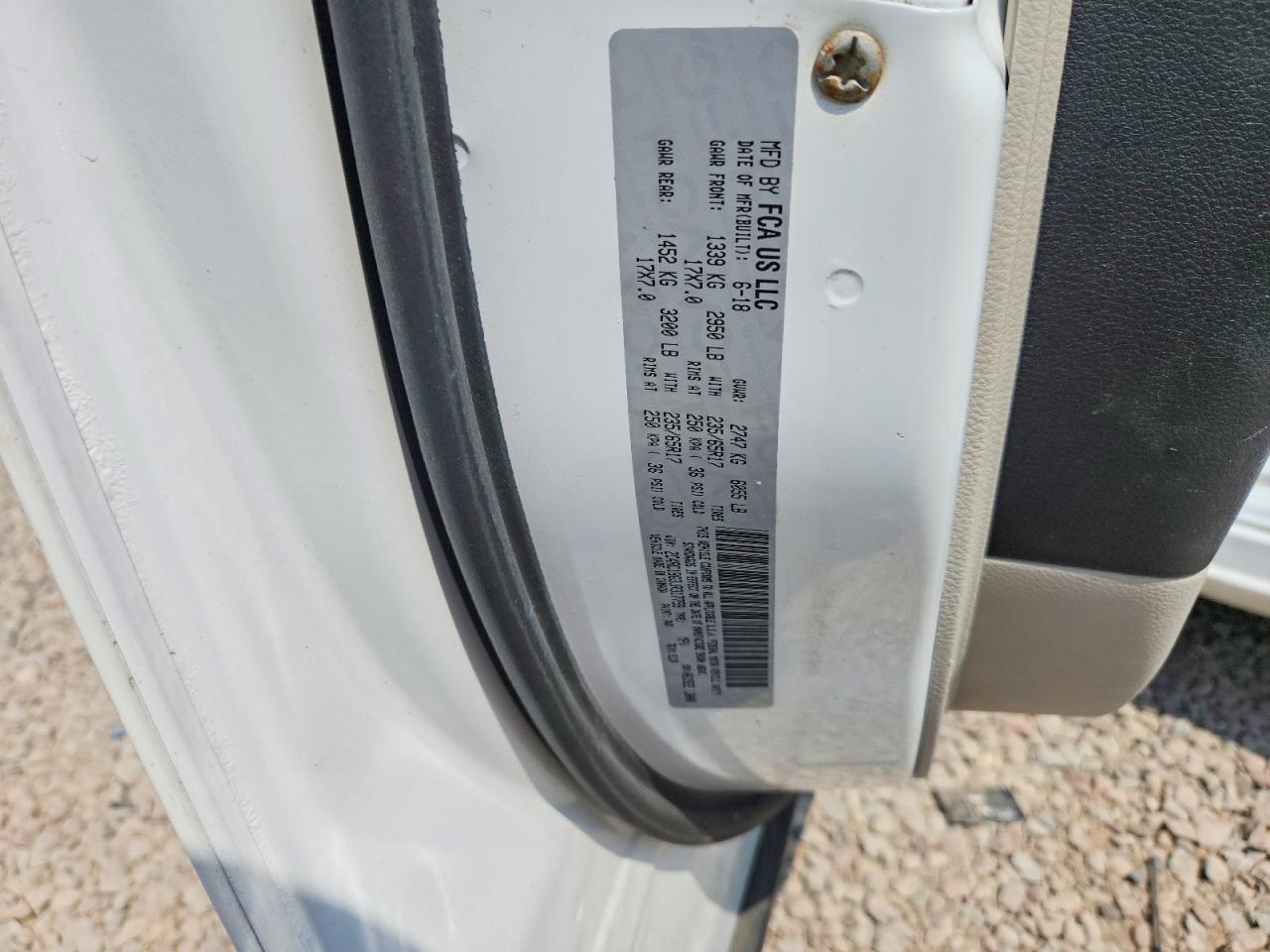 2018 CHRYSLER PACIFICA