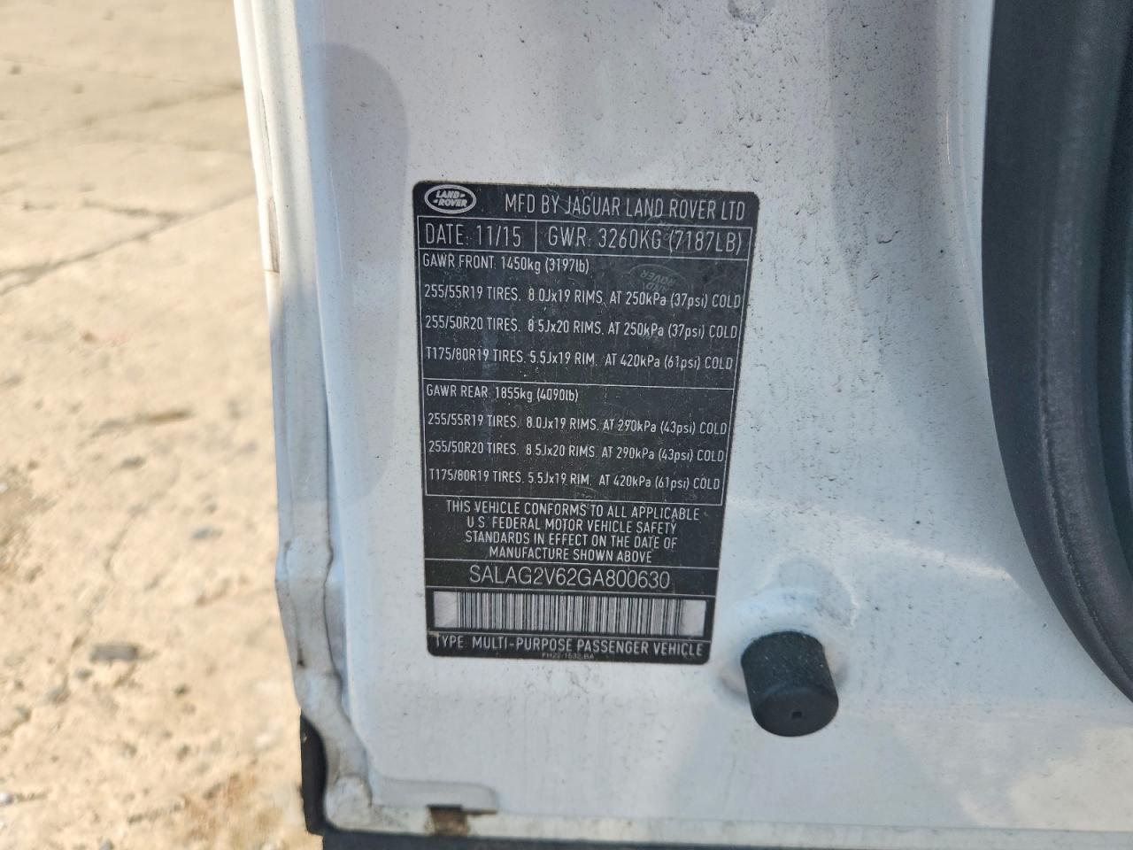 2016 LAND ROVER LR4