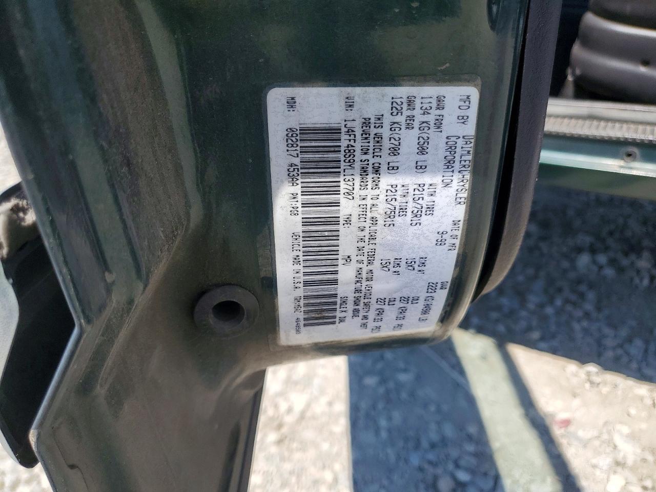 2000 JEEP CHEROKEE