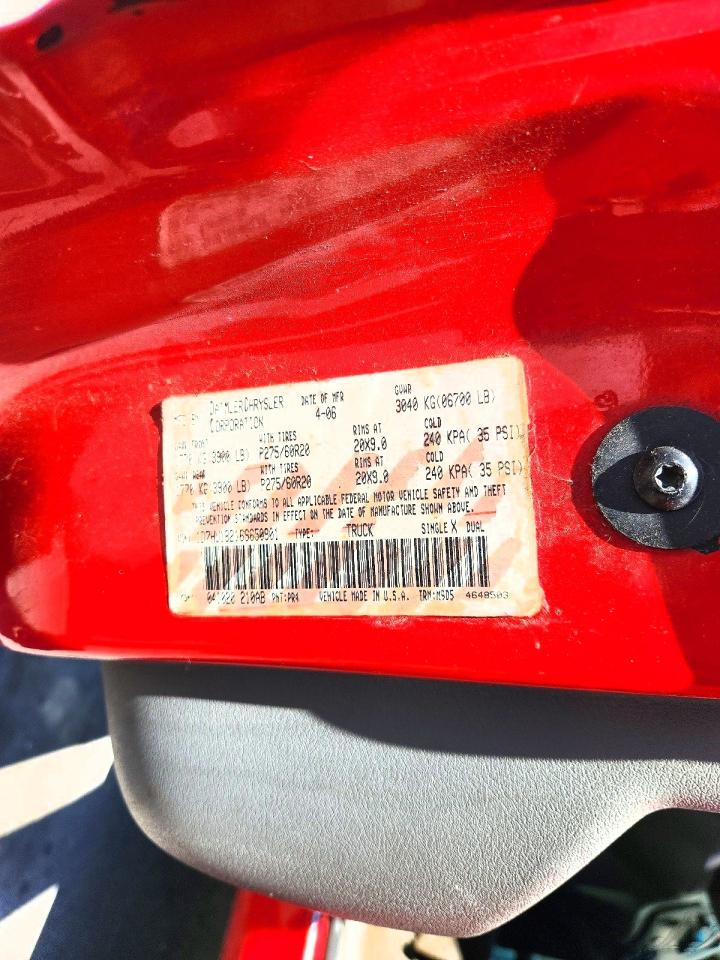 2006 DODGE RAM 1500