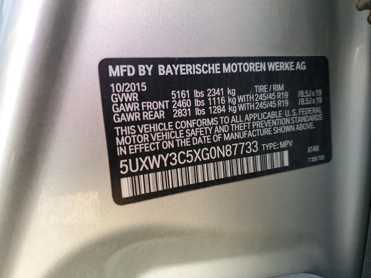 2016 BMW X3