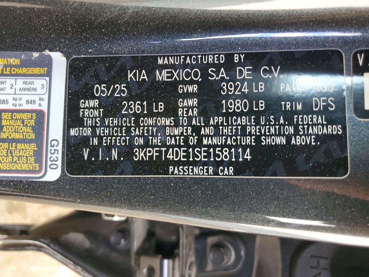 2025 KIA K4 LX