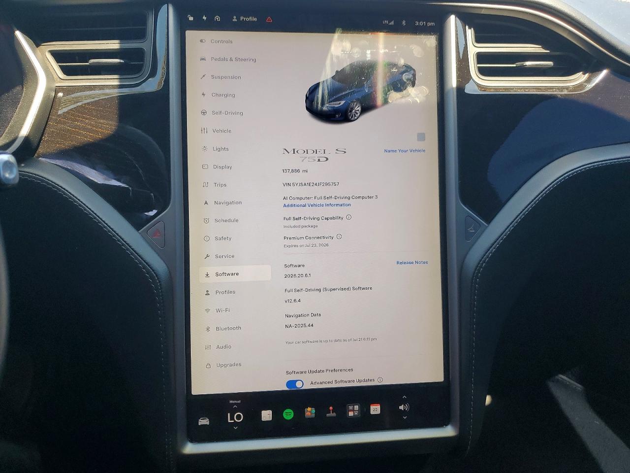 2018 TESLA MODEL S