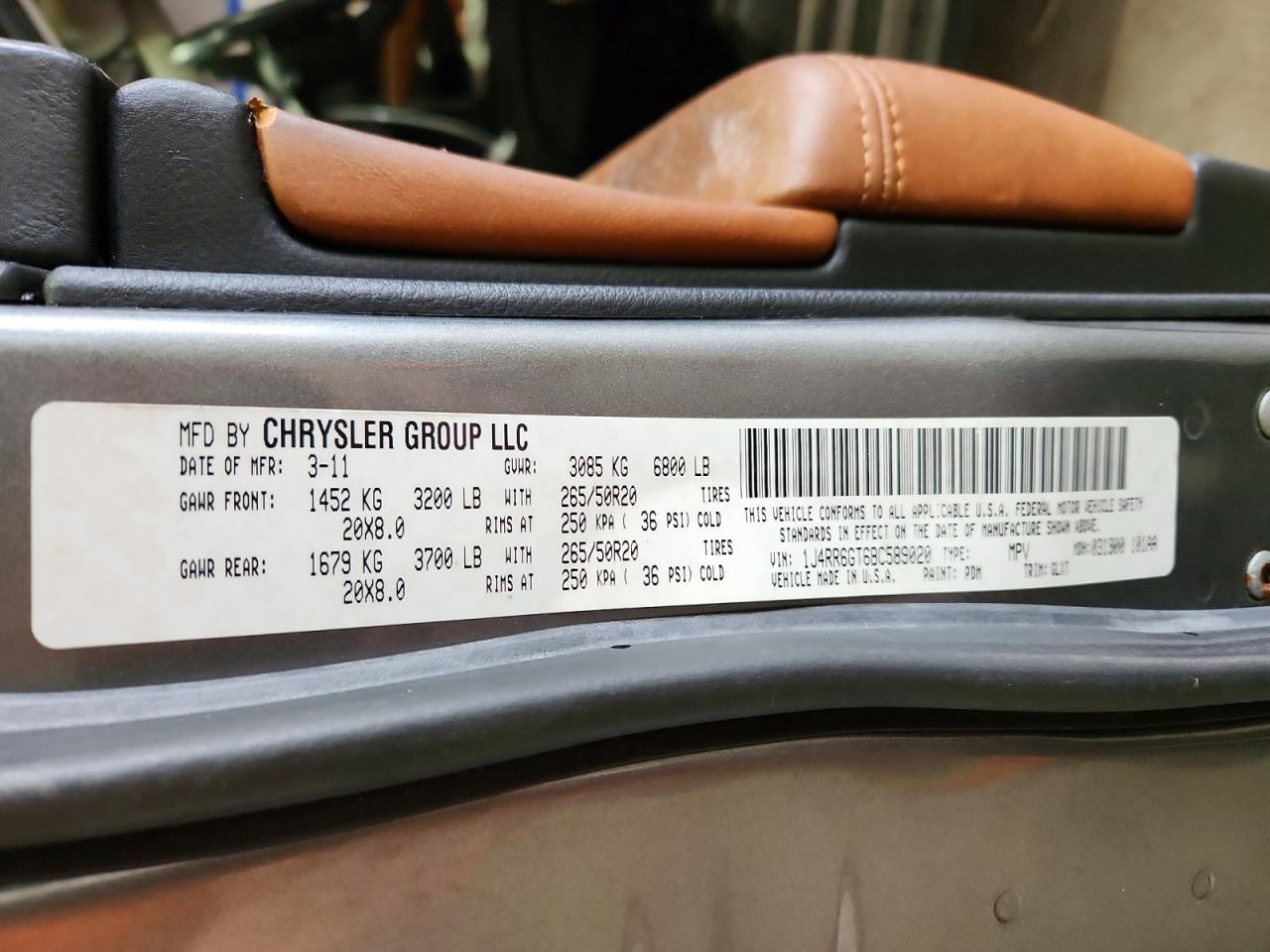 2011 JEEP CHEROKEE