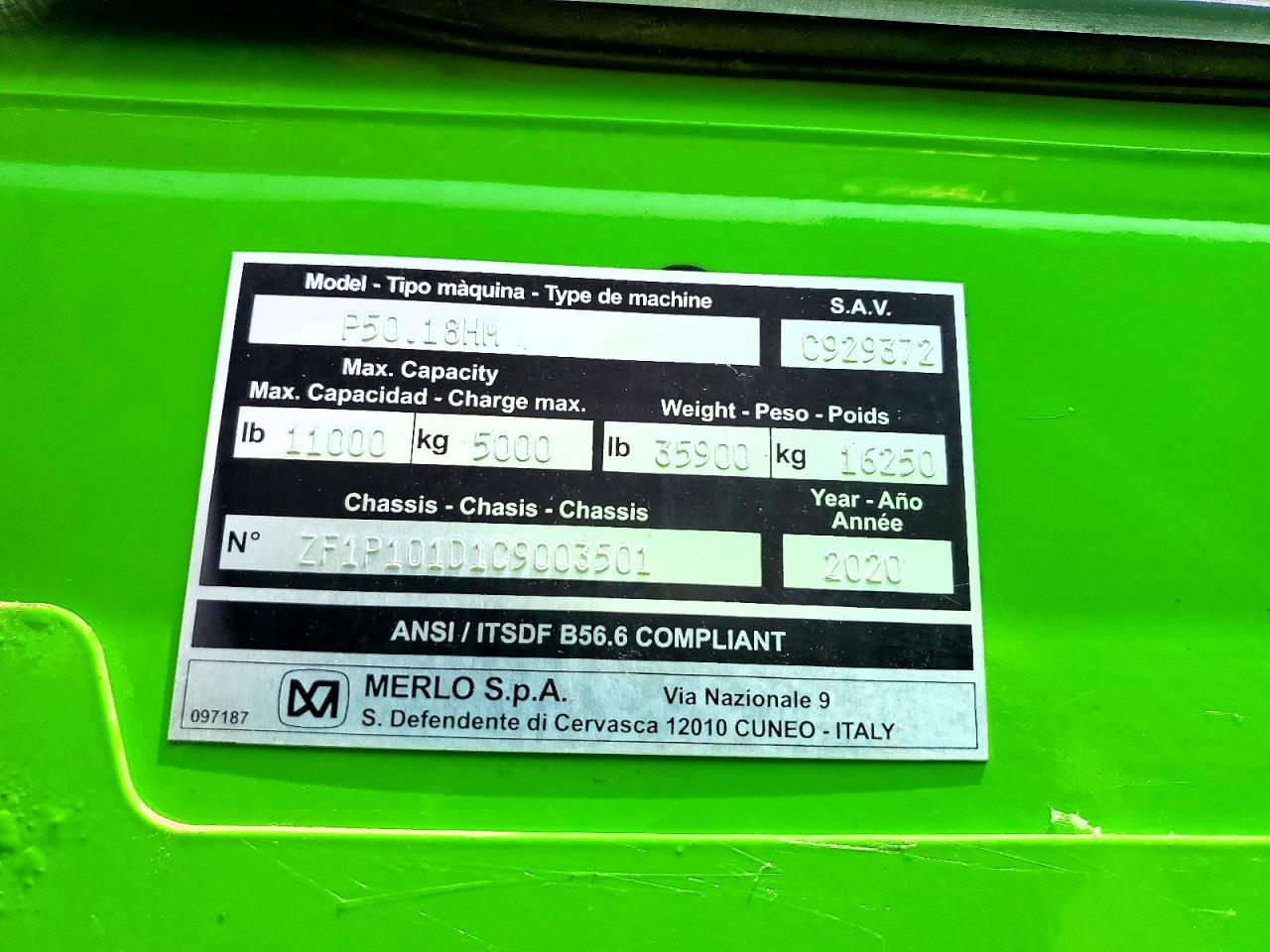 2020 MERLO ALL Models