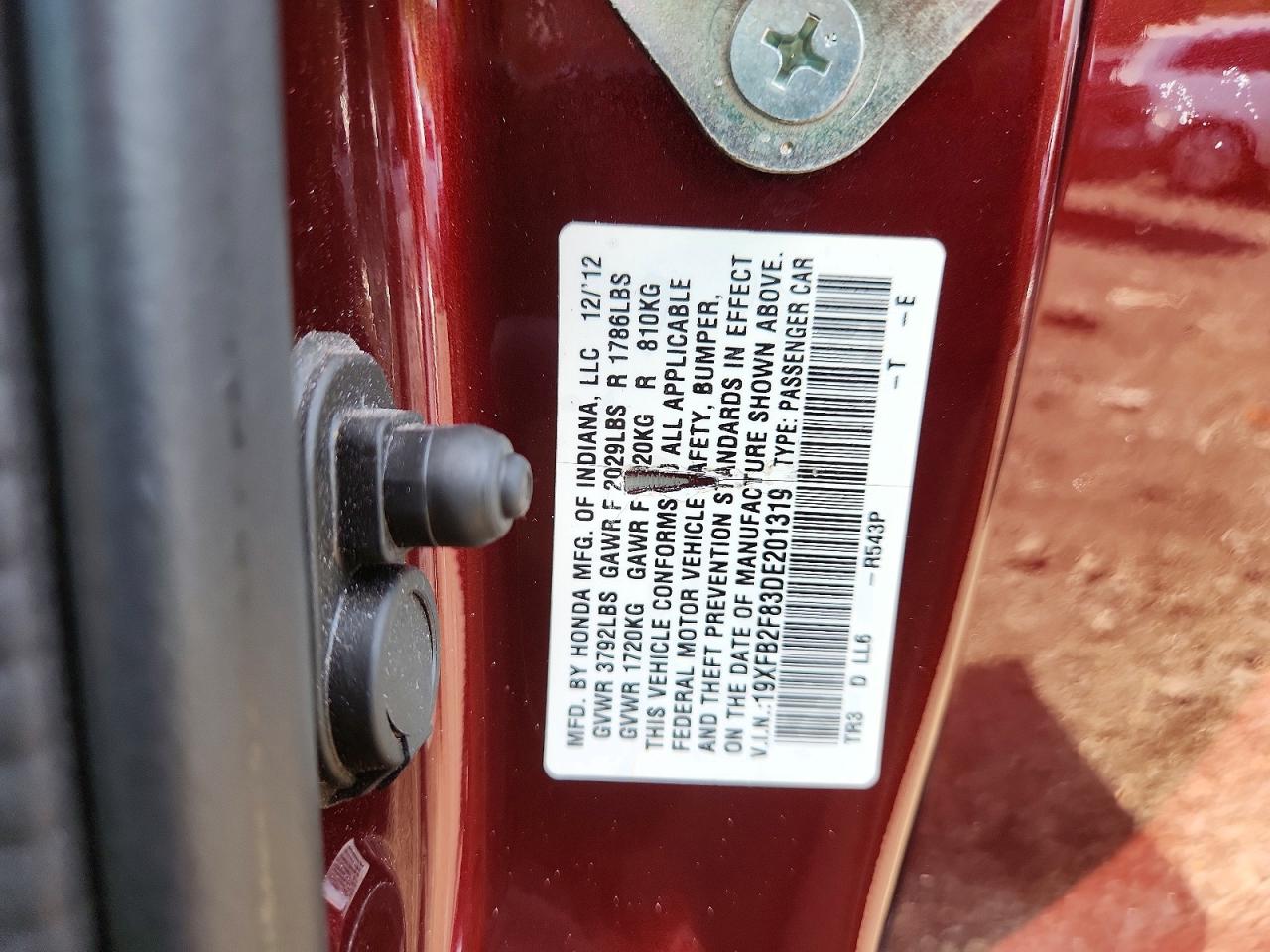 2013 HONDA CIVIC