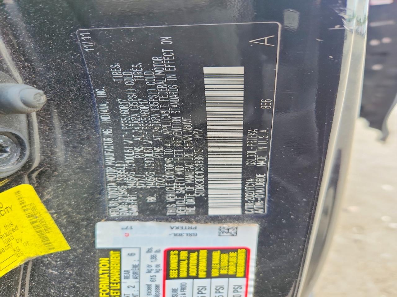 2012 TOYOTA All Models