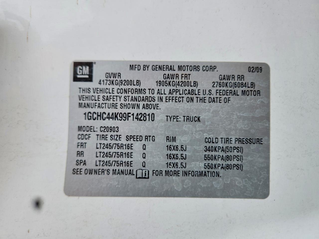 2009 CHEVROLET ALL Models