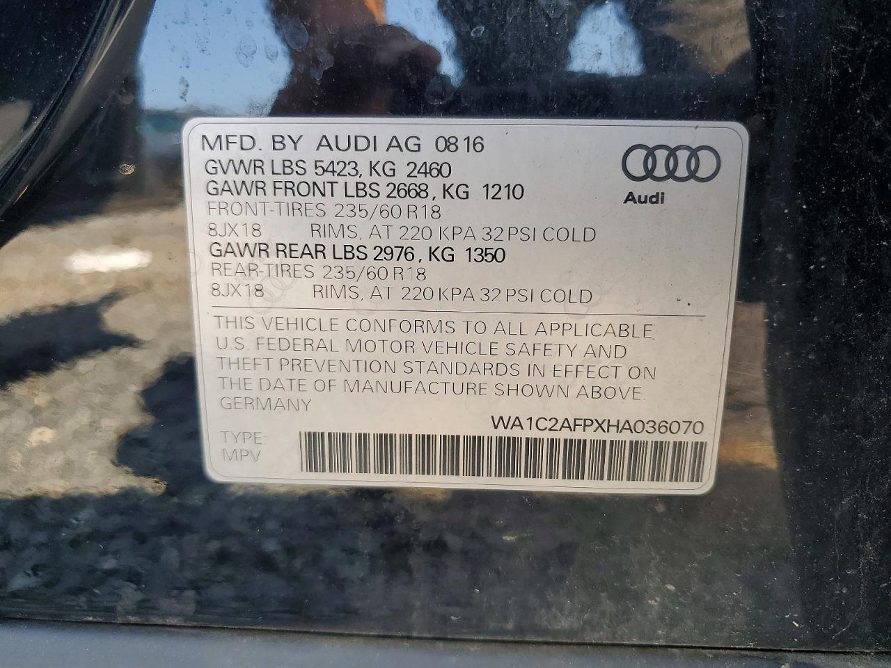 2017 AUDI Q5