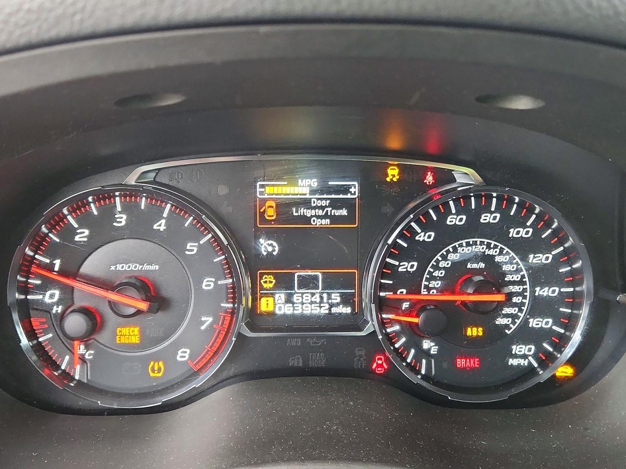 2019 SUBARU WRX