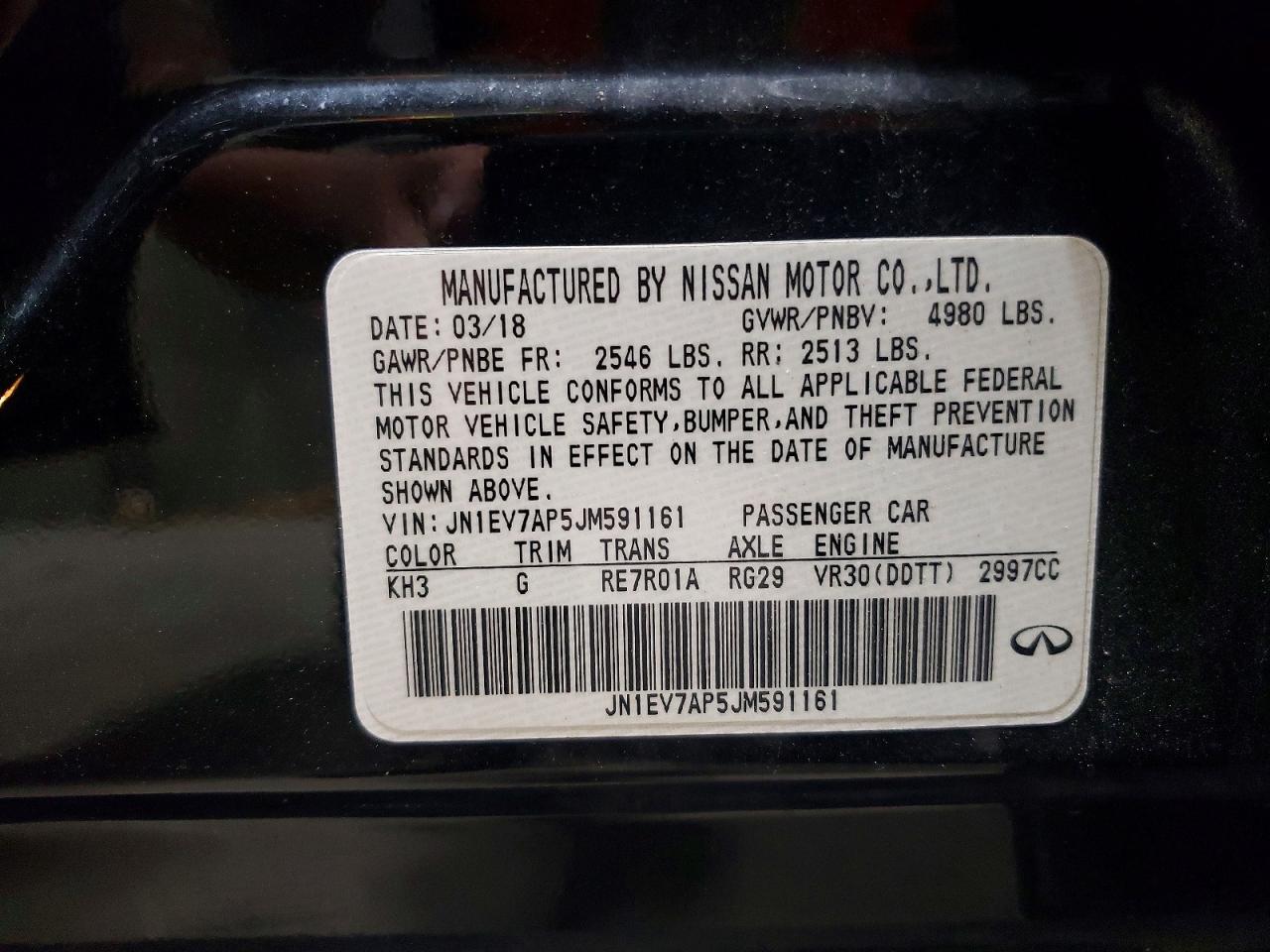 2018 INFINITI Q50