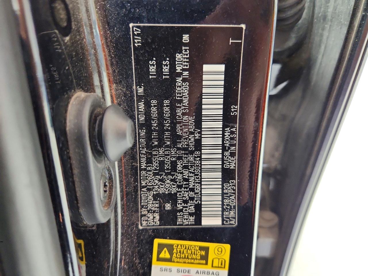 2018 TOYOTA HIGHLANDER