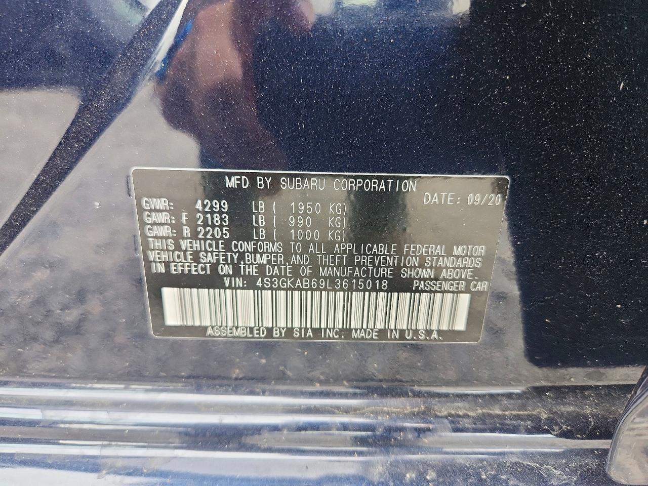 2020 SUBARU IMPREZA