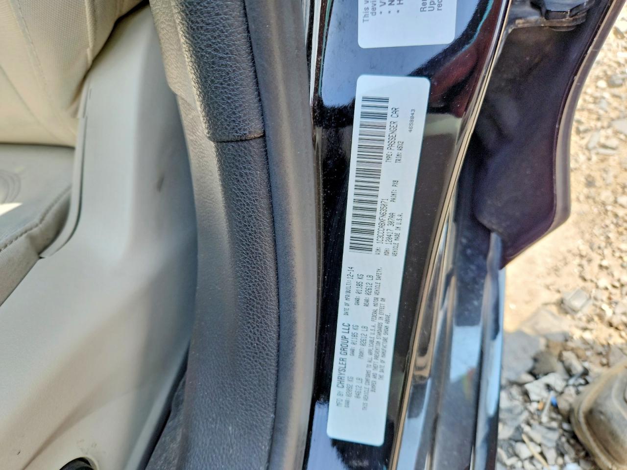 2015 CHRYSLER 200
