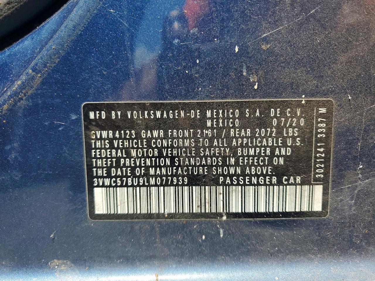 2020 VOLKSWAGEN JETTA