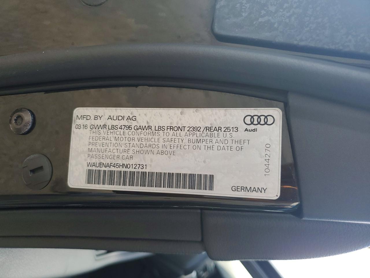 2017 AUDI A4