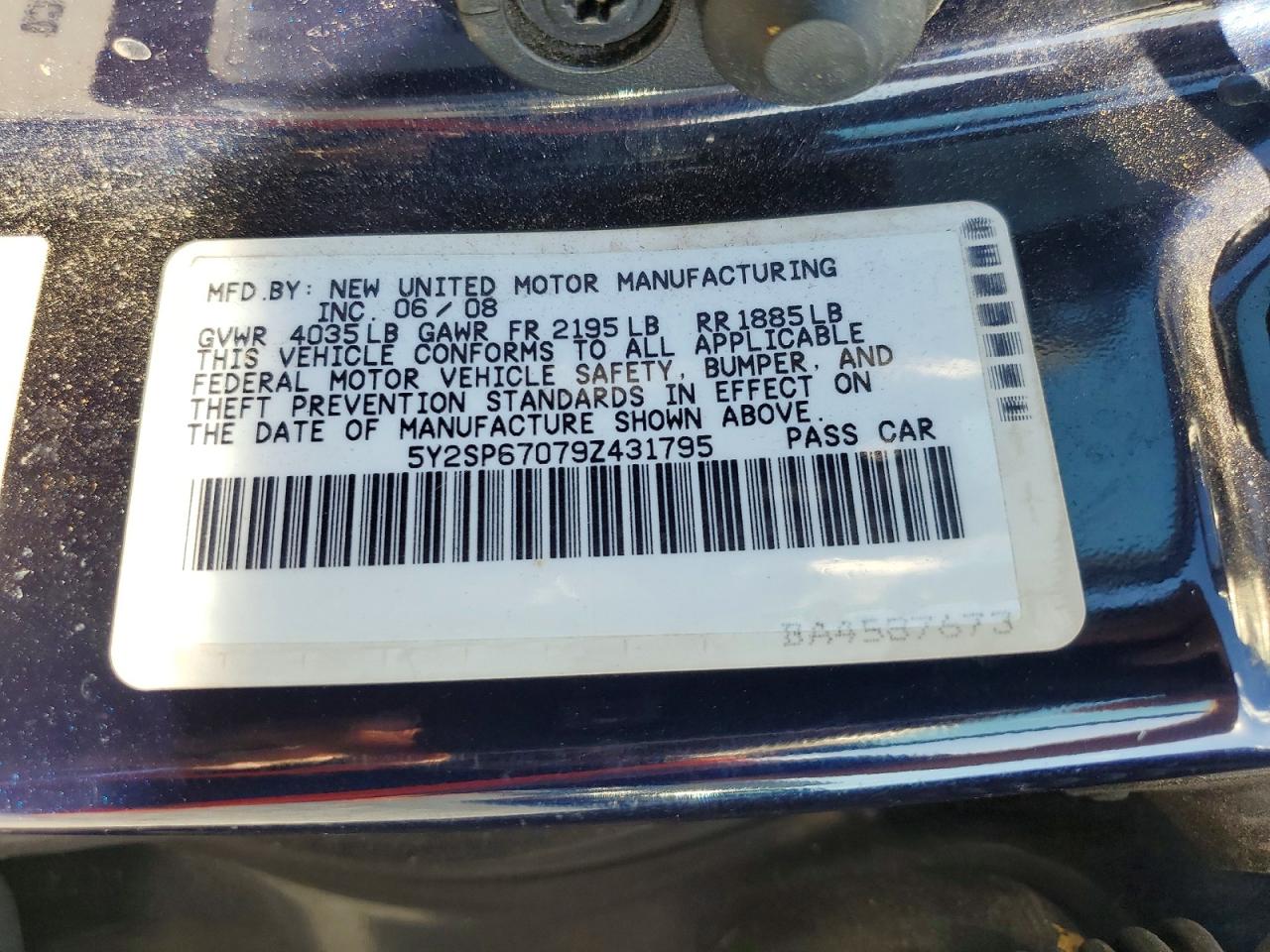 2009 PONTIAC VIBE