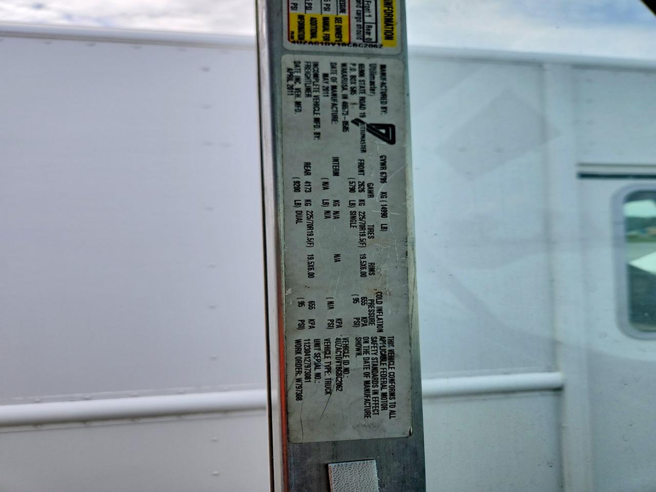 2011 FREIGHTLINER ALL OTHER