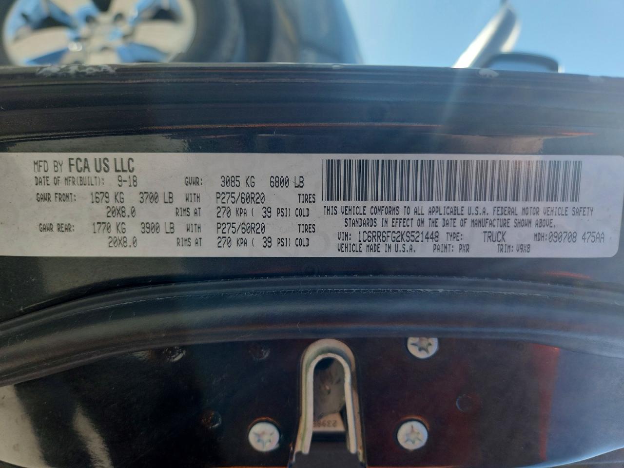 2019 RAM 1500