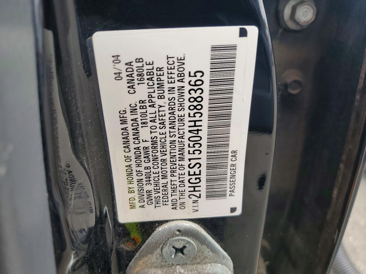 2004 HONDA CIVIC