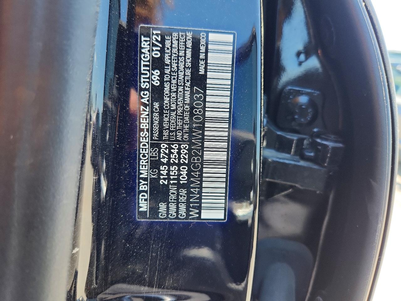 2021 MERCEDES-BENZ GLB-CLASS