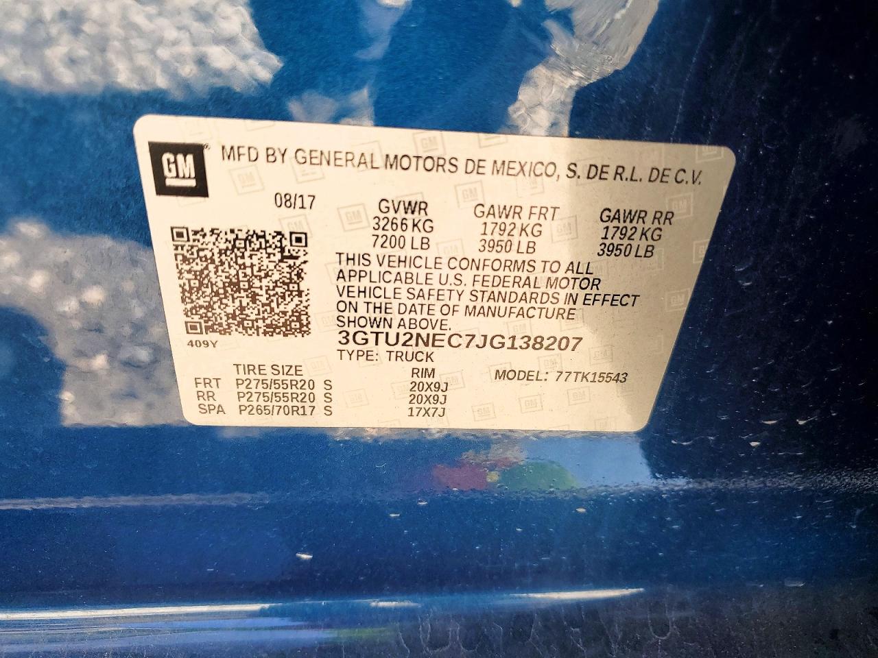 2018 GMC SIERRA