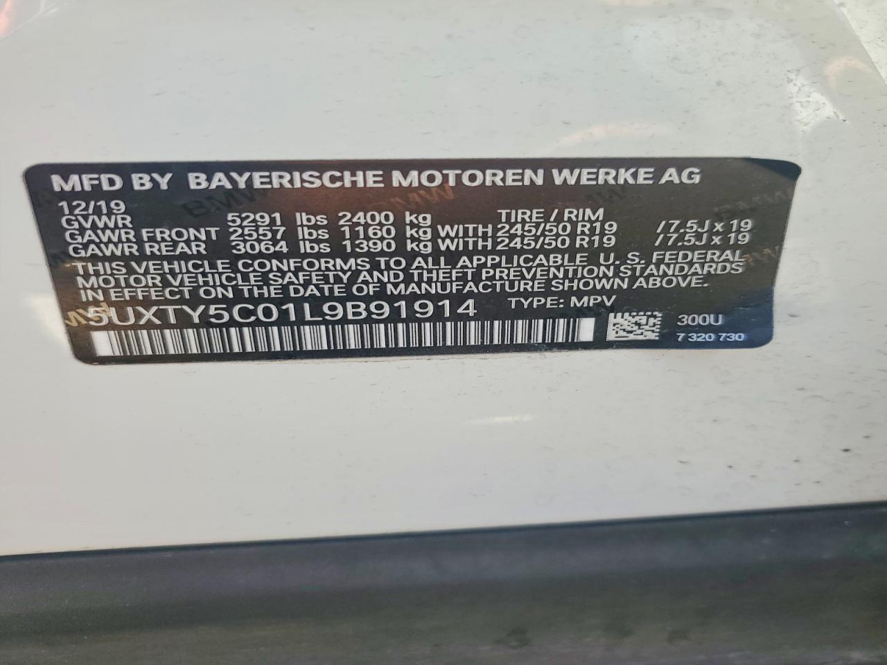 2020 BMW X3