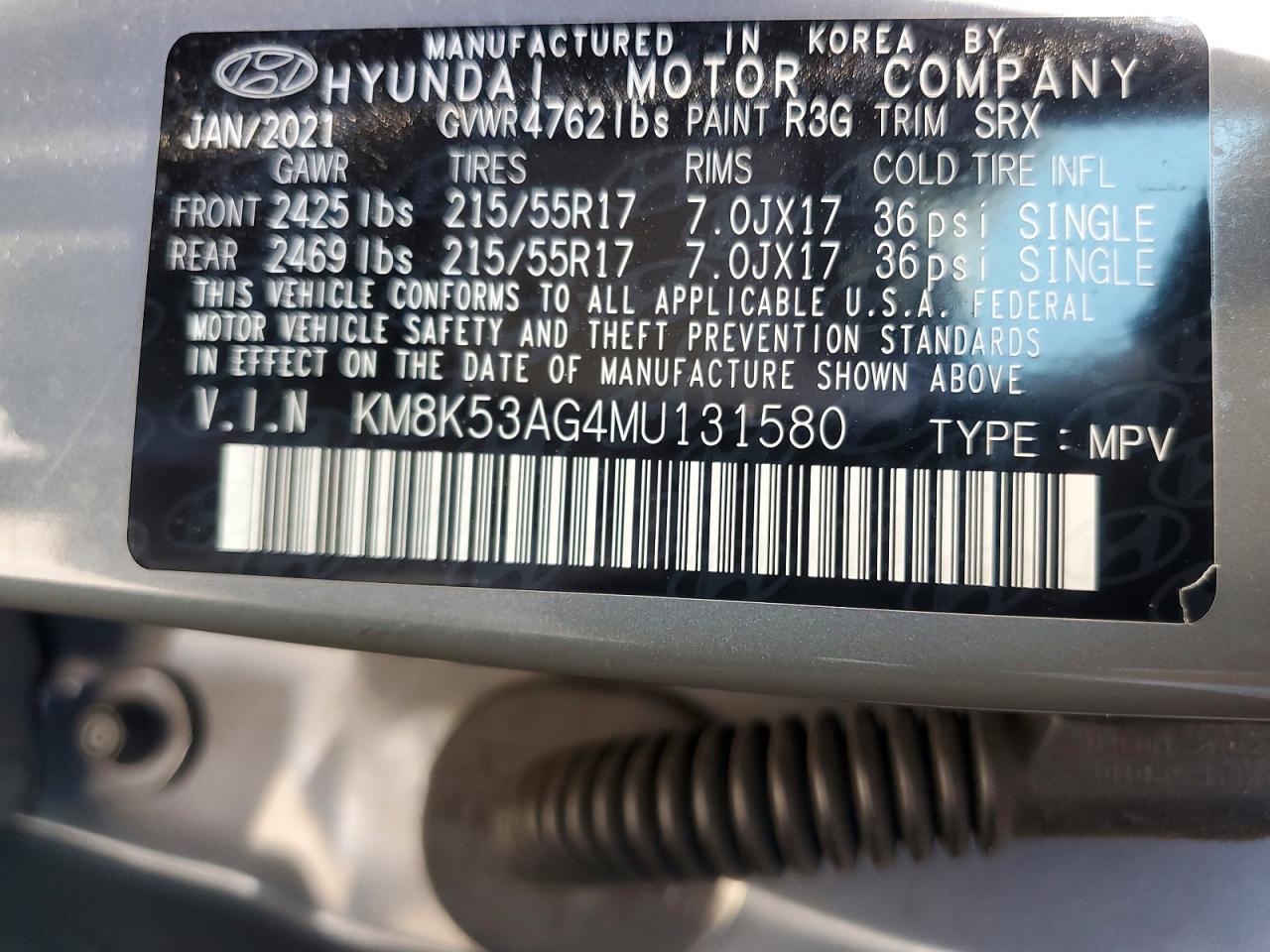 2021 HYUNDAI KONA