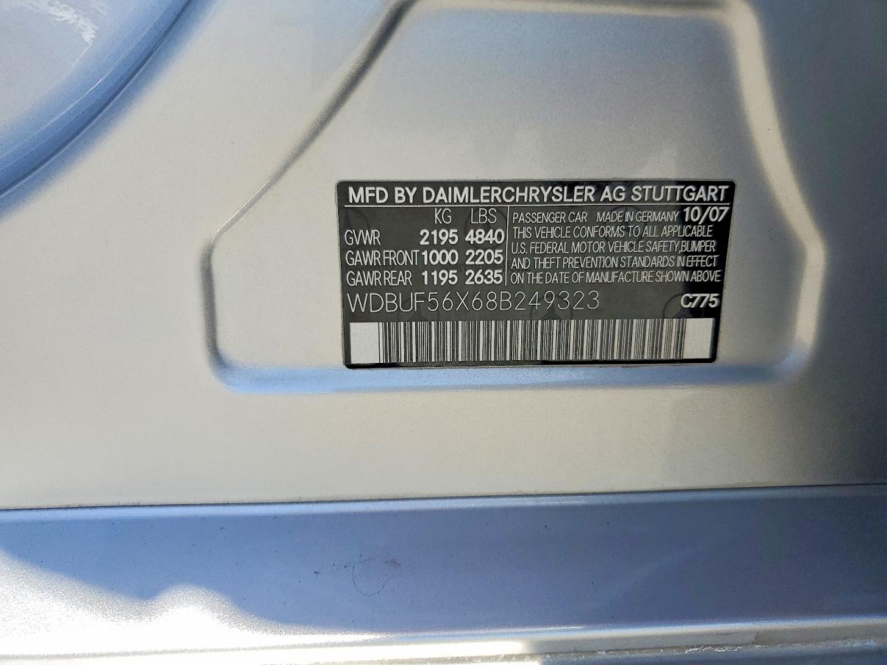 2008 MERCEDES-BENZ E-CLASS