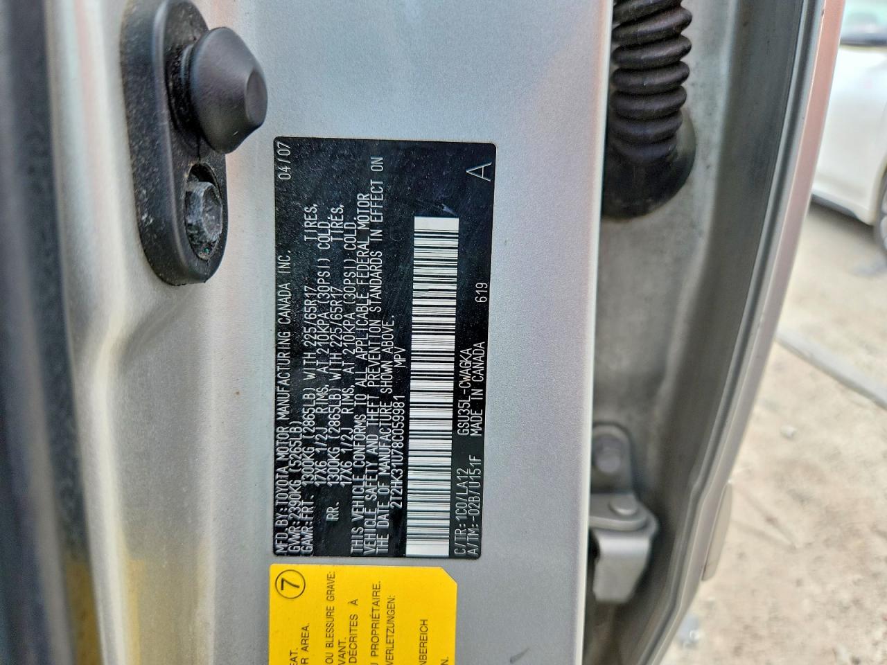 2008 LEXUS RX350