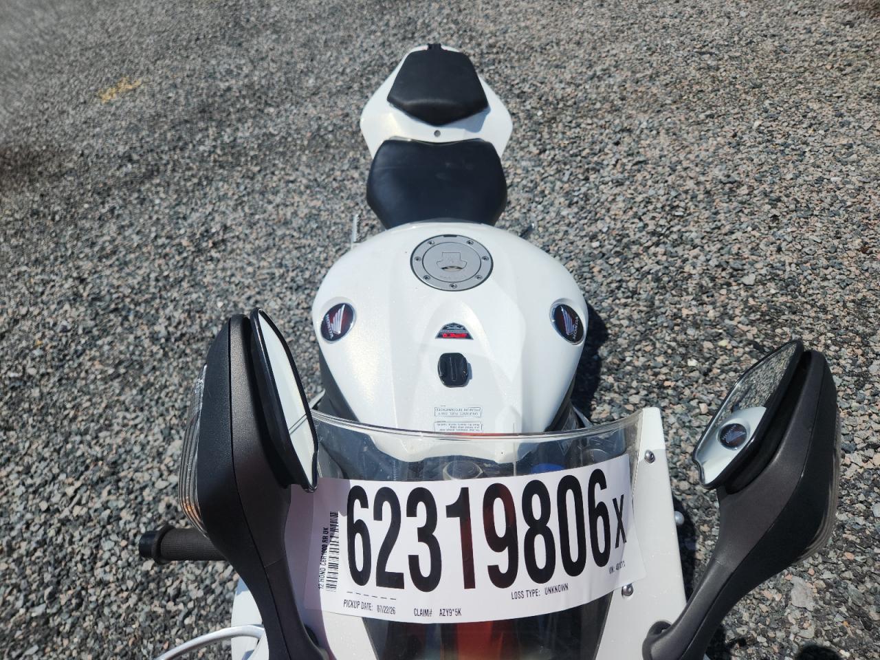 2012 HONDA CBR CYCLE