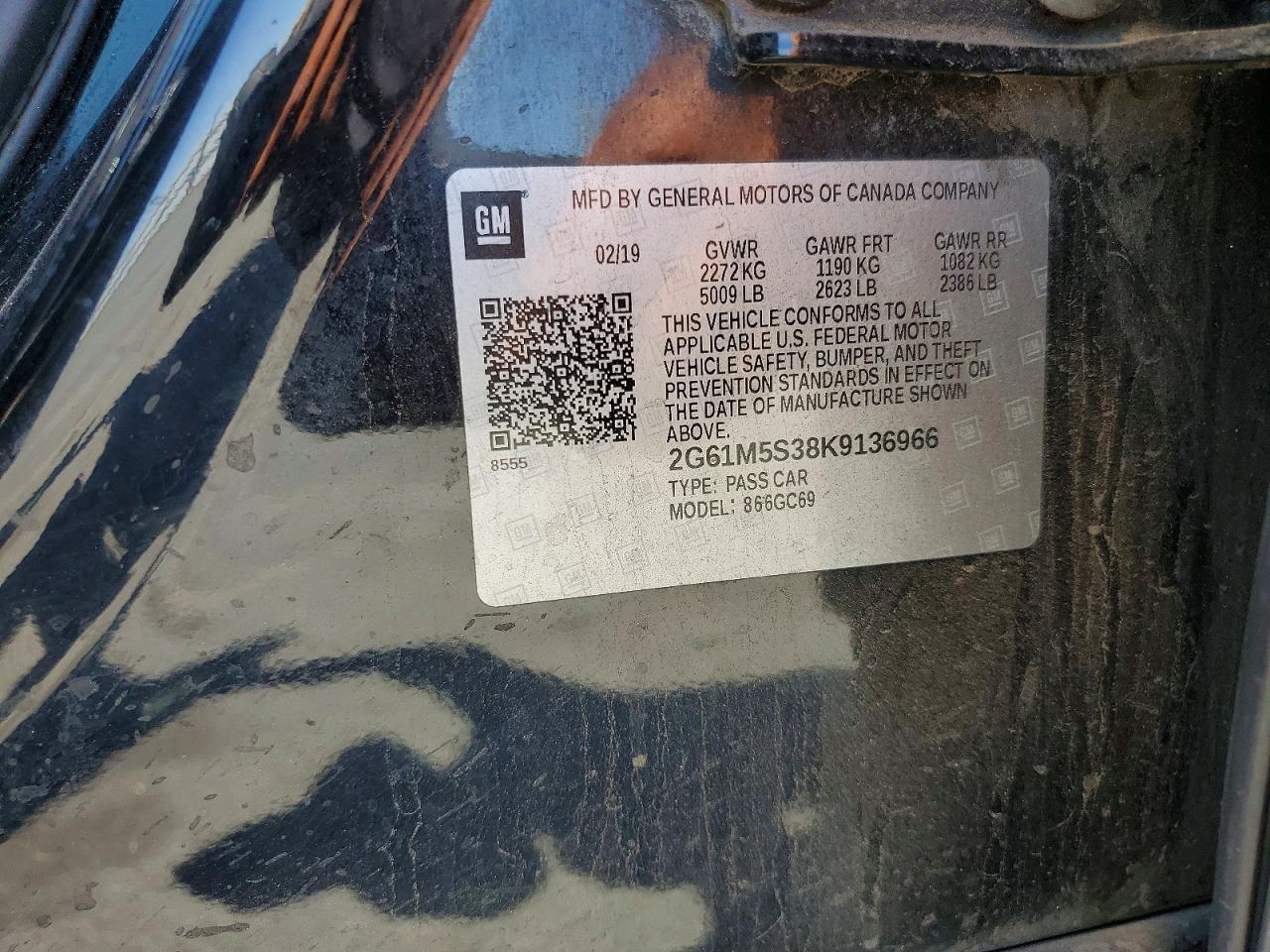 2019 CADILLAC XTS