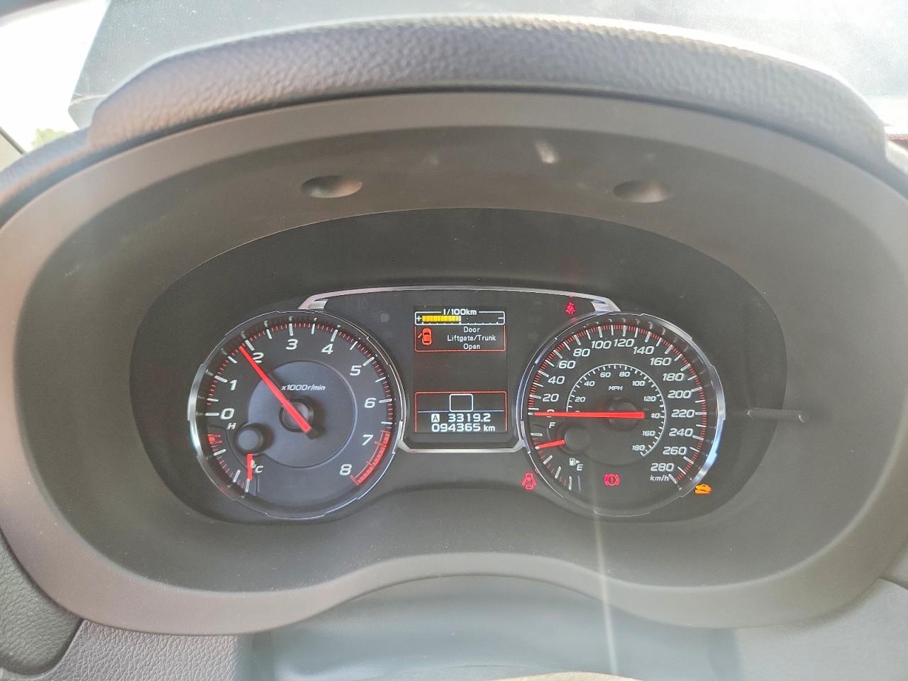 2019 SUBARU WRX
