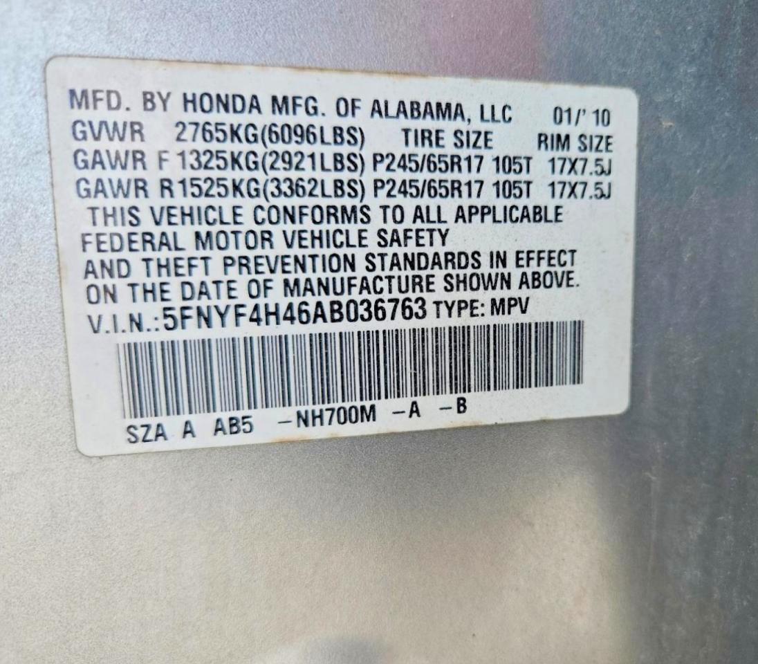 2010 HONDA PILOT