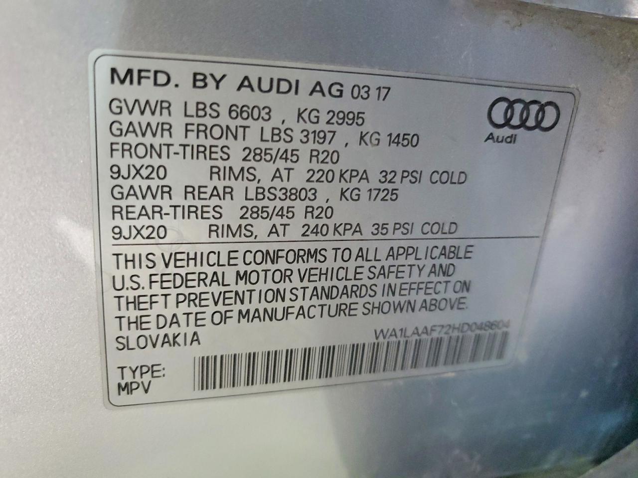 2017 AUDI Q7