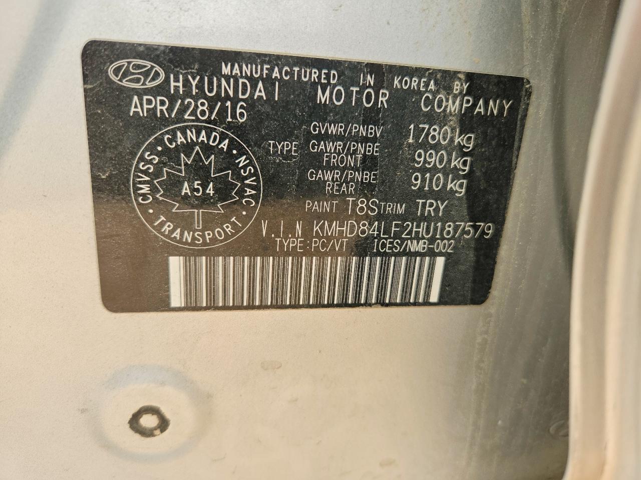 2017 HYUNDAI ELANTRA