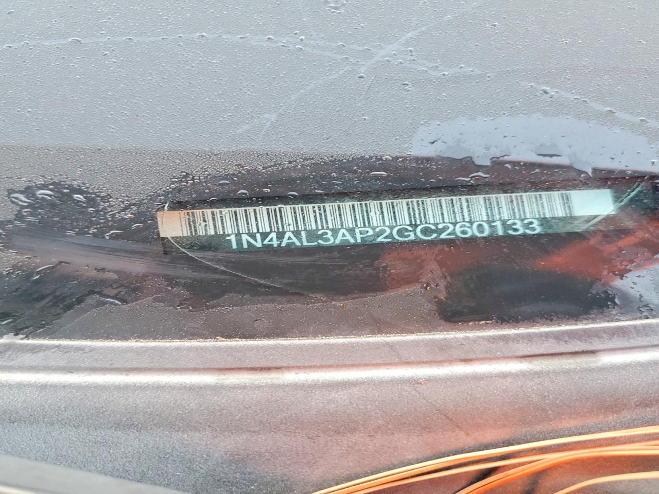 2016 NISSAN ALTIMA