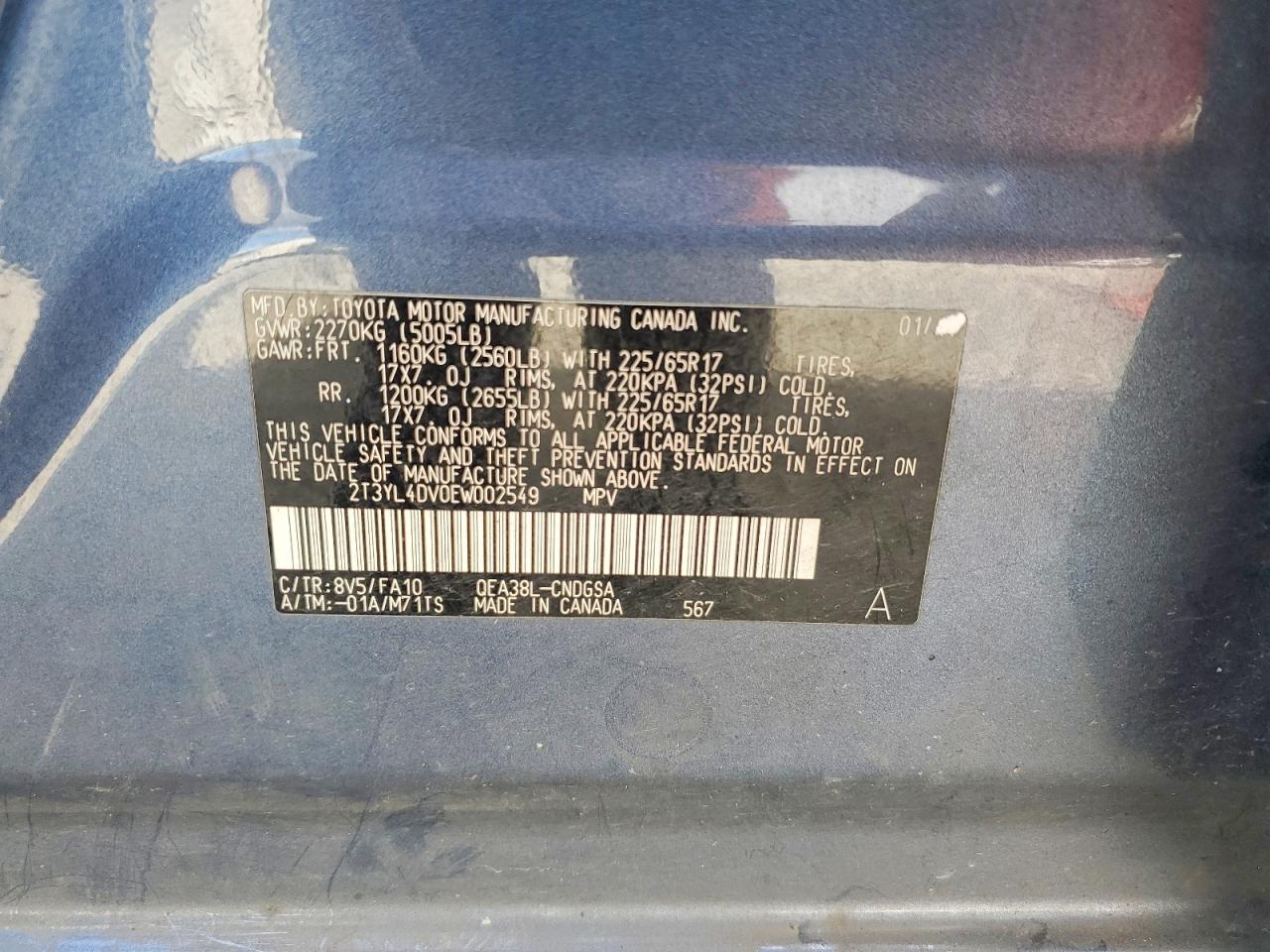 2014 TOYOTA RAV4