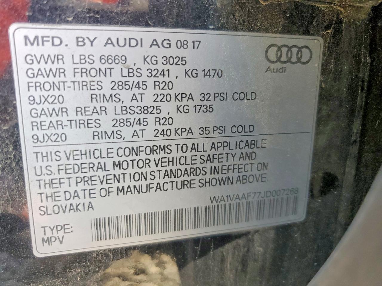 2018 AUDI Q7