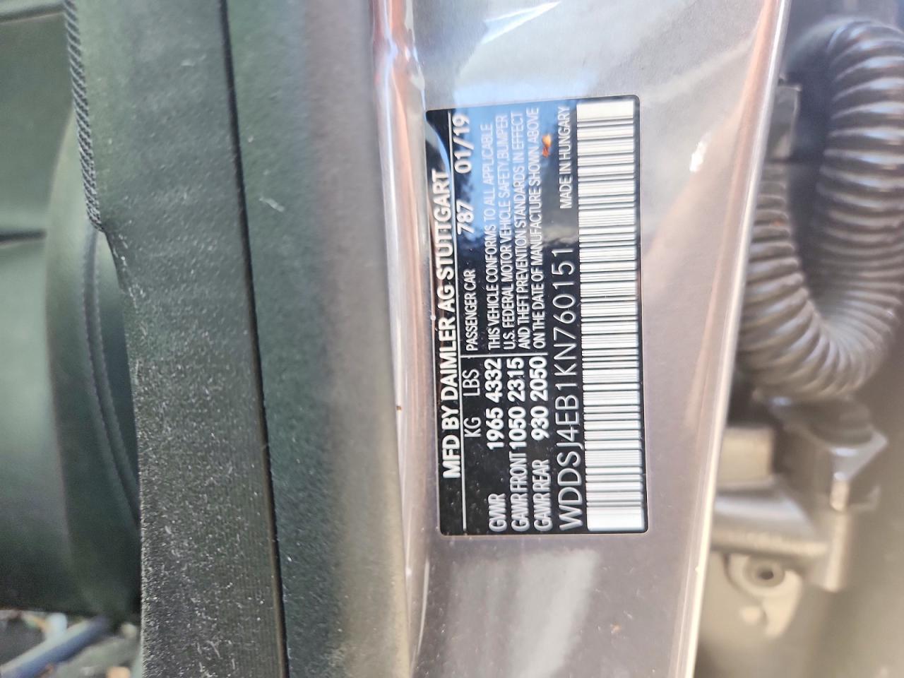 2019 MERCEDES-BENZ CLA-CLASS
