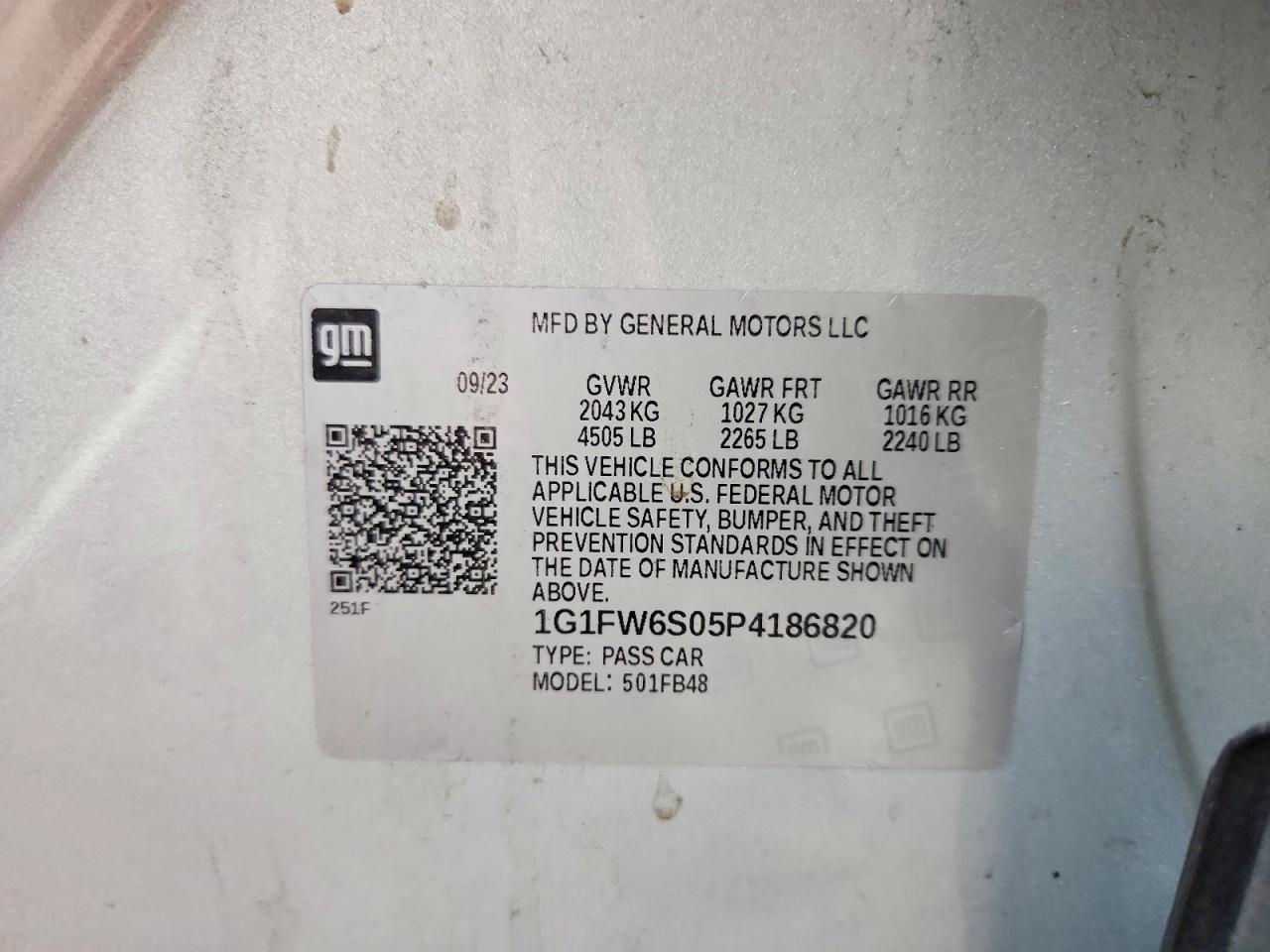 2023 CHEVROLET BOLT
