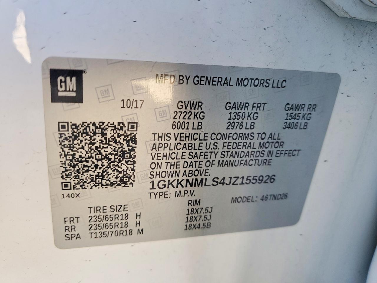 2018 GMC ACADIA
