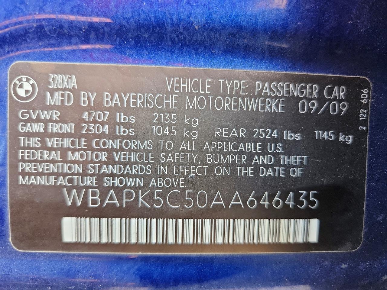 2010 BMW 3 SERIES