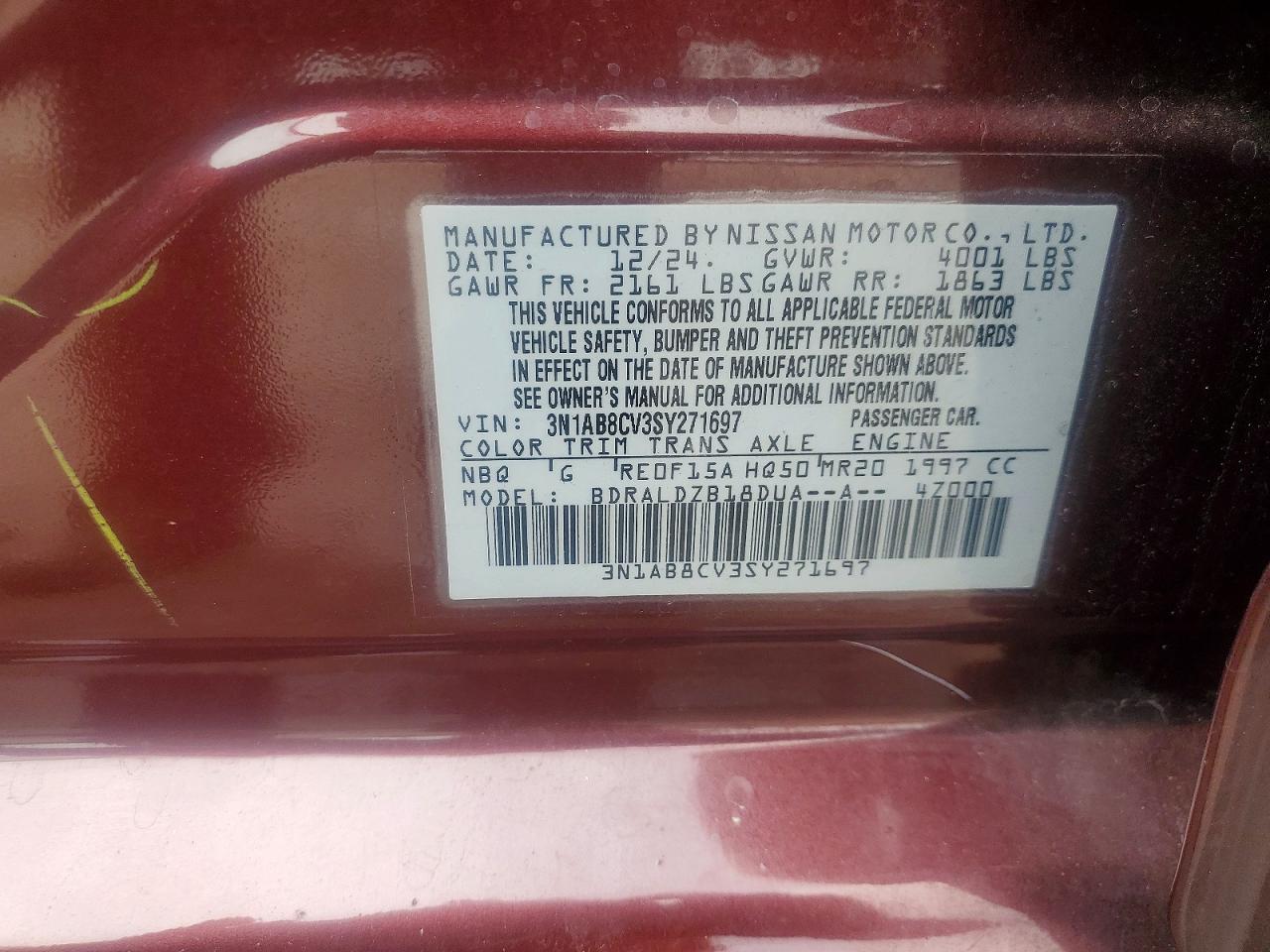2025 NISSAN SENTRA
