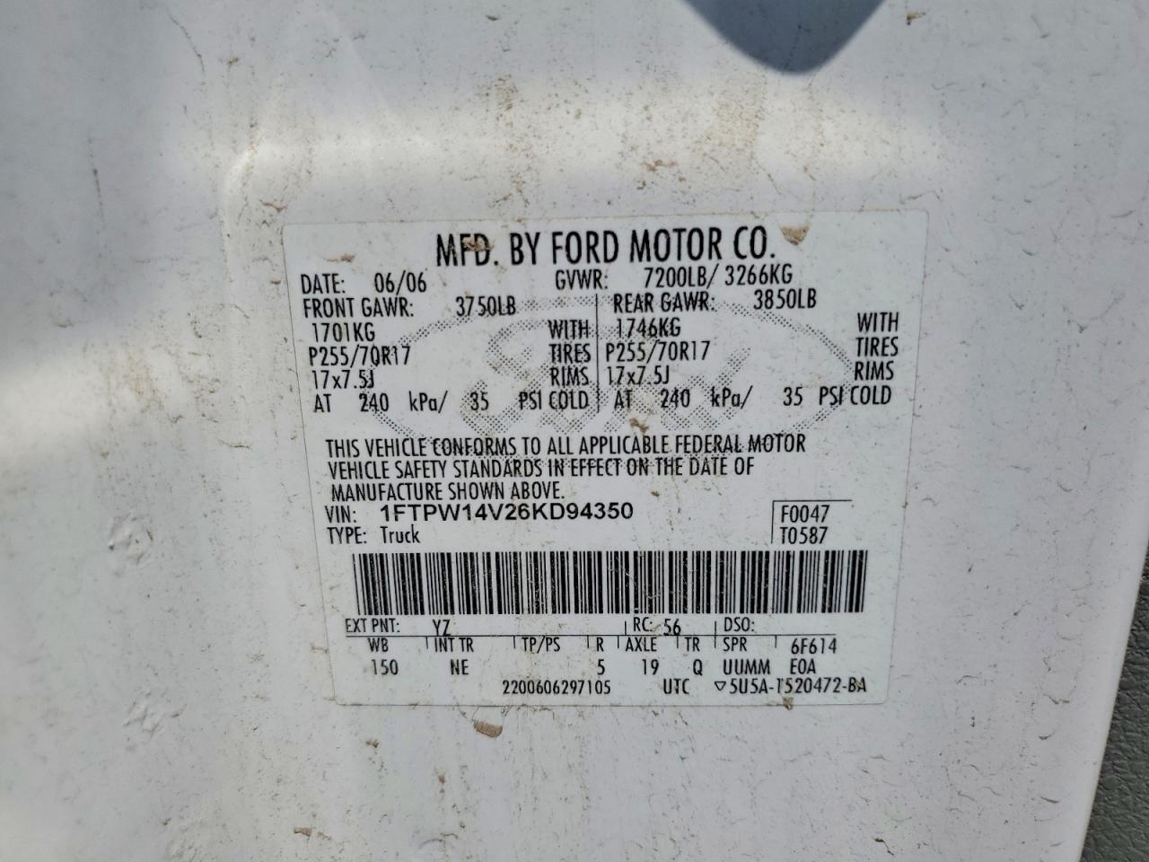 2006 FORD F-150