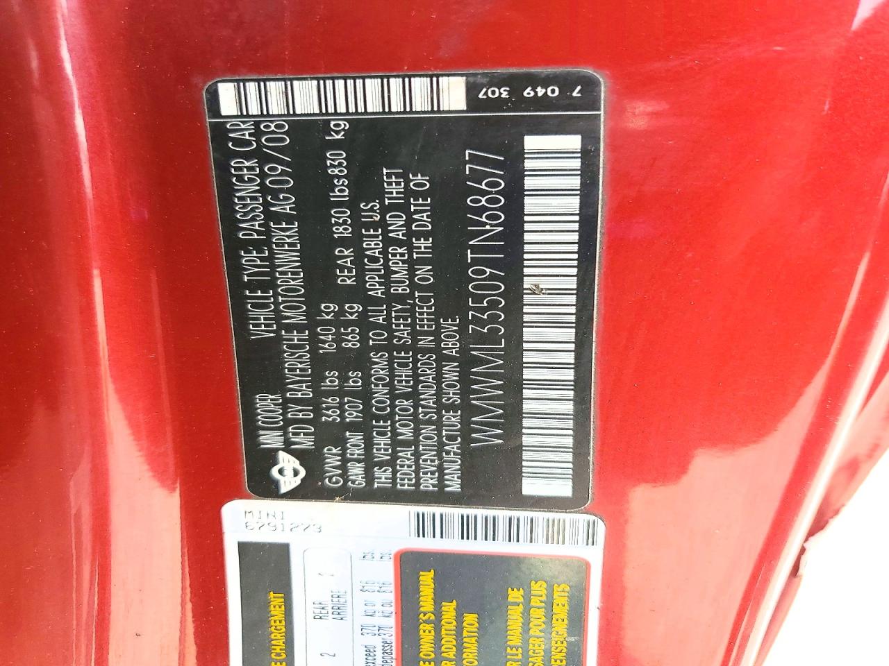 2009 MINI COOPER