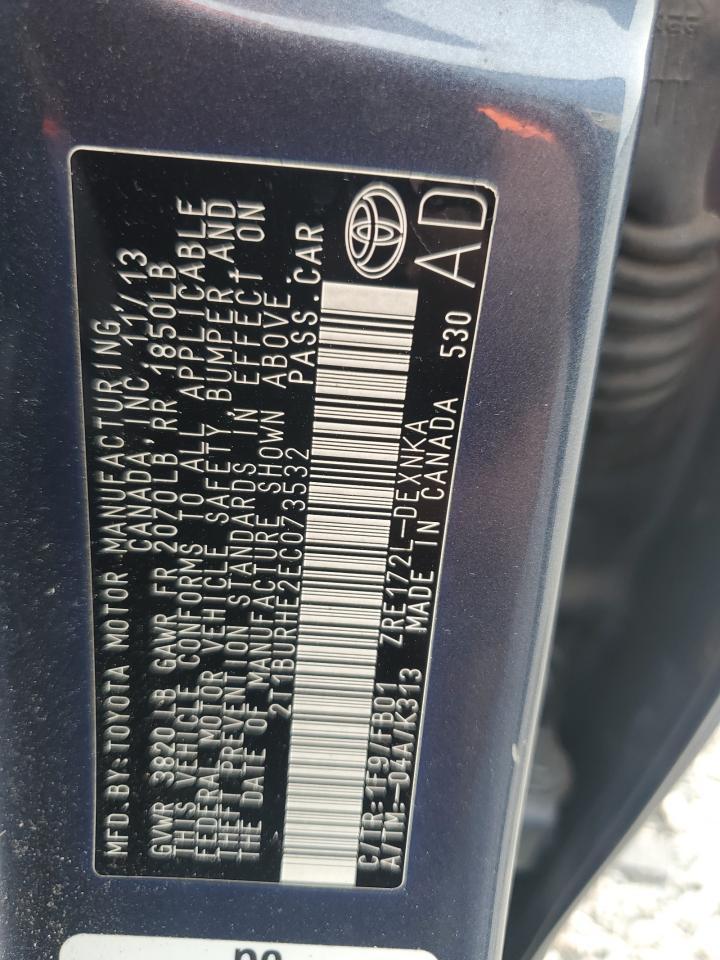 2014 TOYOTA COROLLA