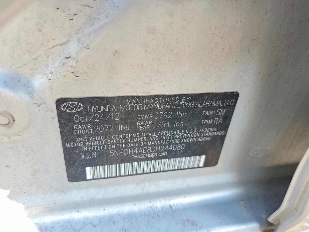 2013 HYUN ELANTRA